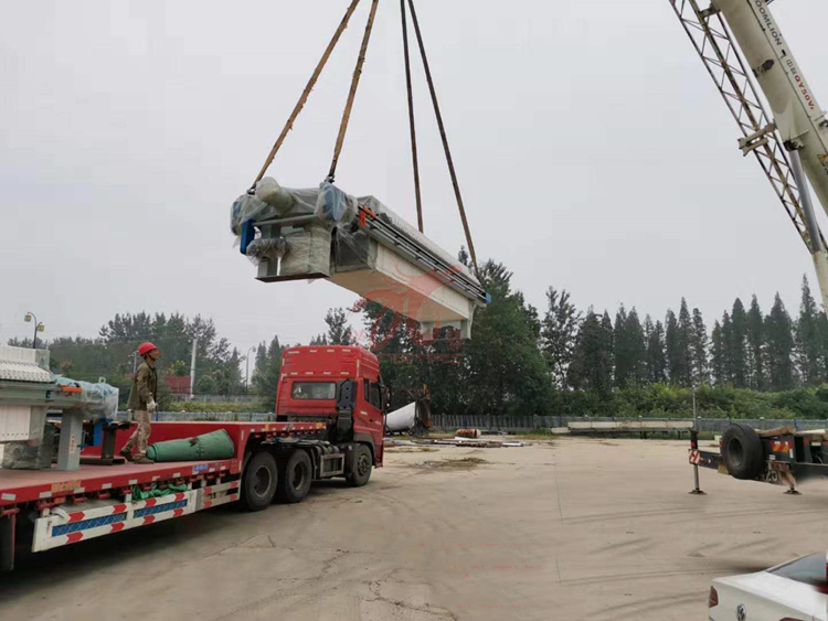 恭喜安徽客戶(hù)壓濾機(jī)順利發(fā)貨